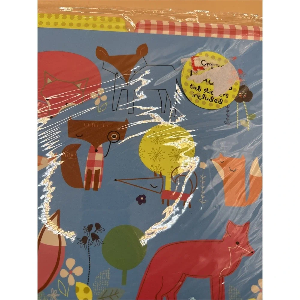 Paperchase Foxy Friends File Folders 12-Pack Fox Discontinued Classroom Office